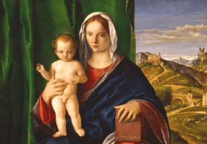 Mensagem de amor ao próximo, Madonna and Child, 1509, Giovanni Bellini