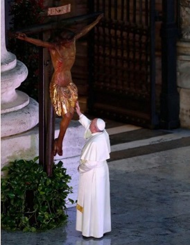 Papa Francisco na Basílica de São Pedro