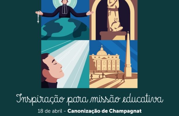 Card Canonização Champagnat